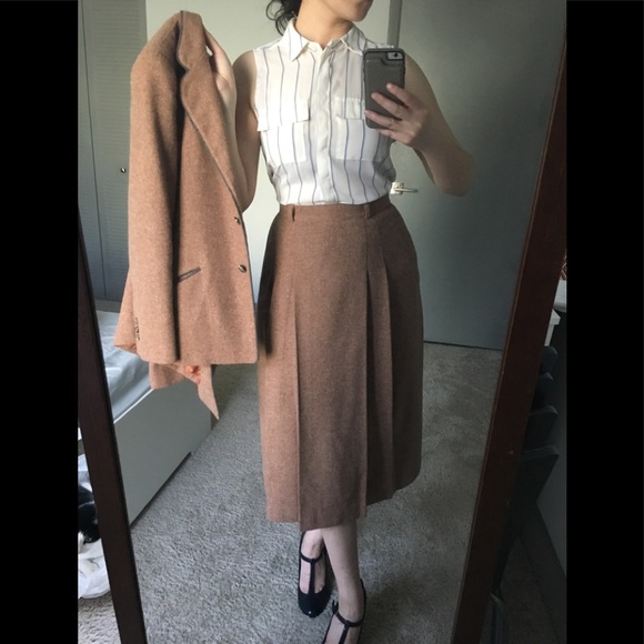 Vintage 70s John Meyer wool ladies suit - Picture 1 of 4